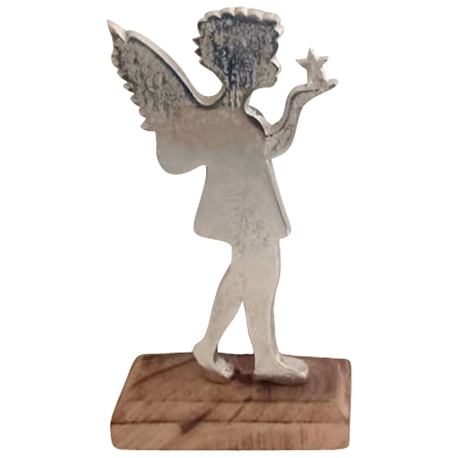 Angel Puri - wood/aluminum - 23x12x5 cm