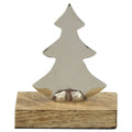 Baum Puri - Holz/Aluminium - 10x5x12 cm