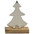 Baum Puri - Holz/Aluminium - 12x5x16 cm