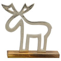 Moose Puri - Bois/Aluminium - 21 x 5 x 23 cm