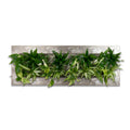 Flowerwall L - aluminium vintage - 89 x 33 cm