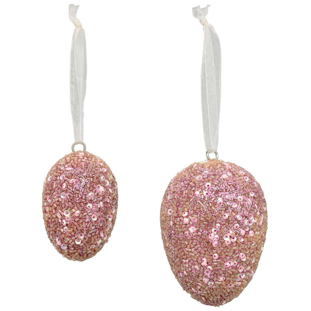 EiHänger Dost - pink - Holz/Glas - 6,5x6,5x10 cm