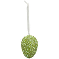 Egg hanger Dost - green - wood/glass - 6.5x6.5x10 cm
