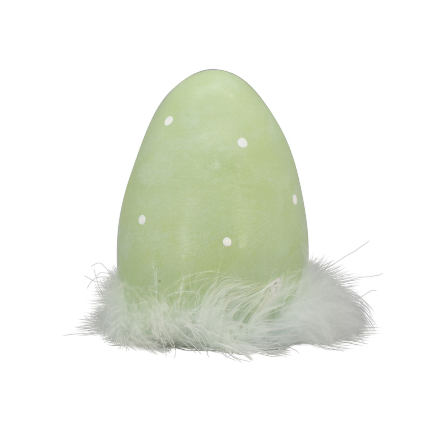 Ei Sannie, grün, Polyresin, 12,5x12,5x16 cm