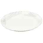 Ensemble de 2 plateaux ClairBlanc - blanc - métal - 24 x 24 x 3 cm - 28 x 28 x 3 cm