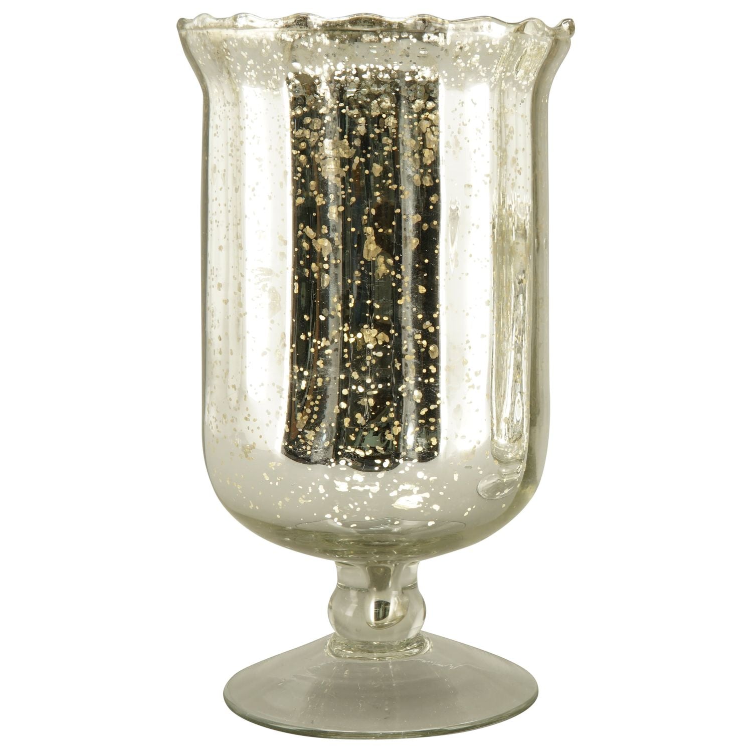 Vase Verrerie - silber - Glas - 11x11x19 cm