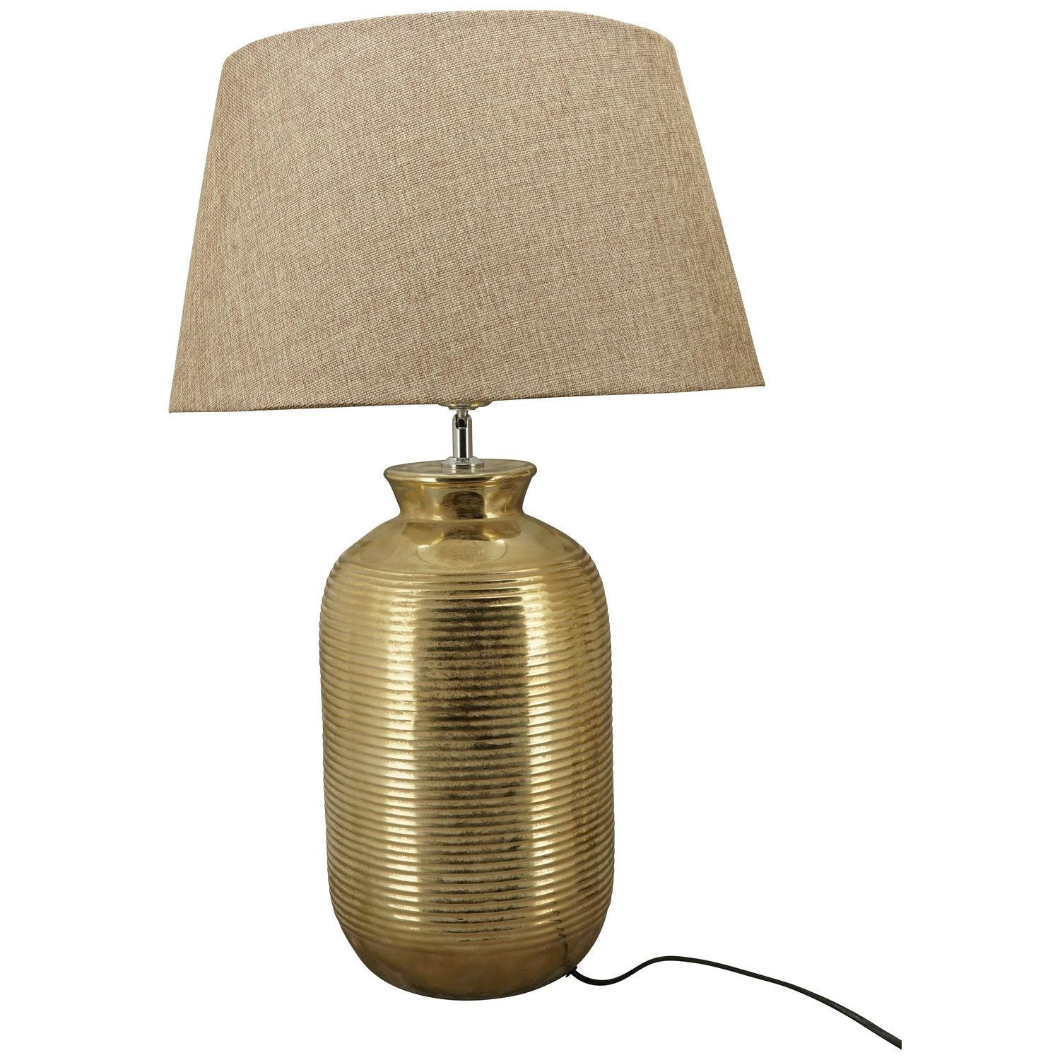 Lampe Aurum - gold - Stoneware - 23x23x50,5 cm