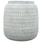 Vase Valo - grau - Keramik - 20x20x21 cm