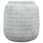 Vase Valo - grau - Keramik - 24,5x24,5x26 cm