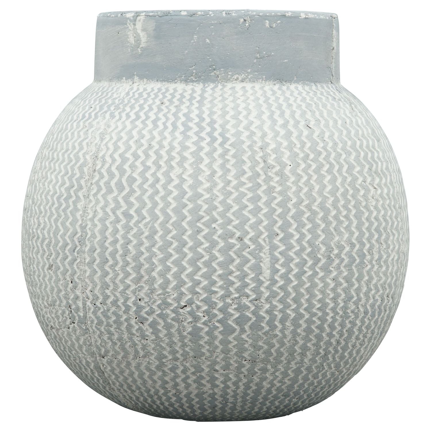 Vase Valo - grau - Zement - 24x24x24