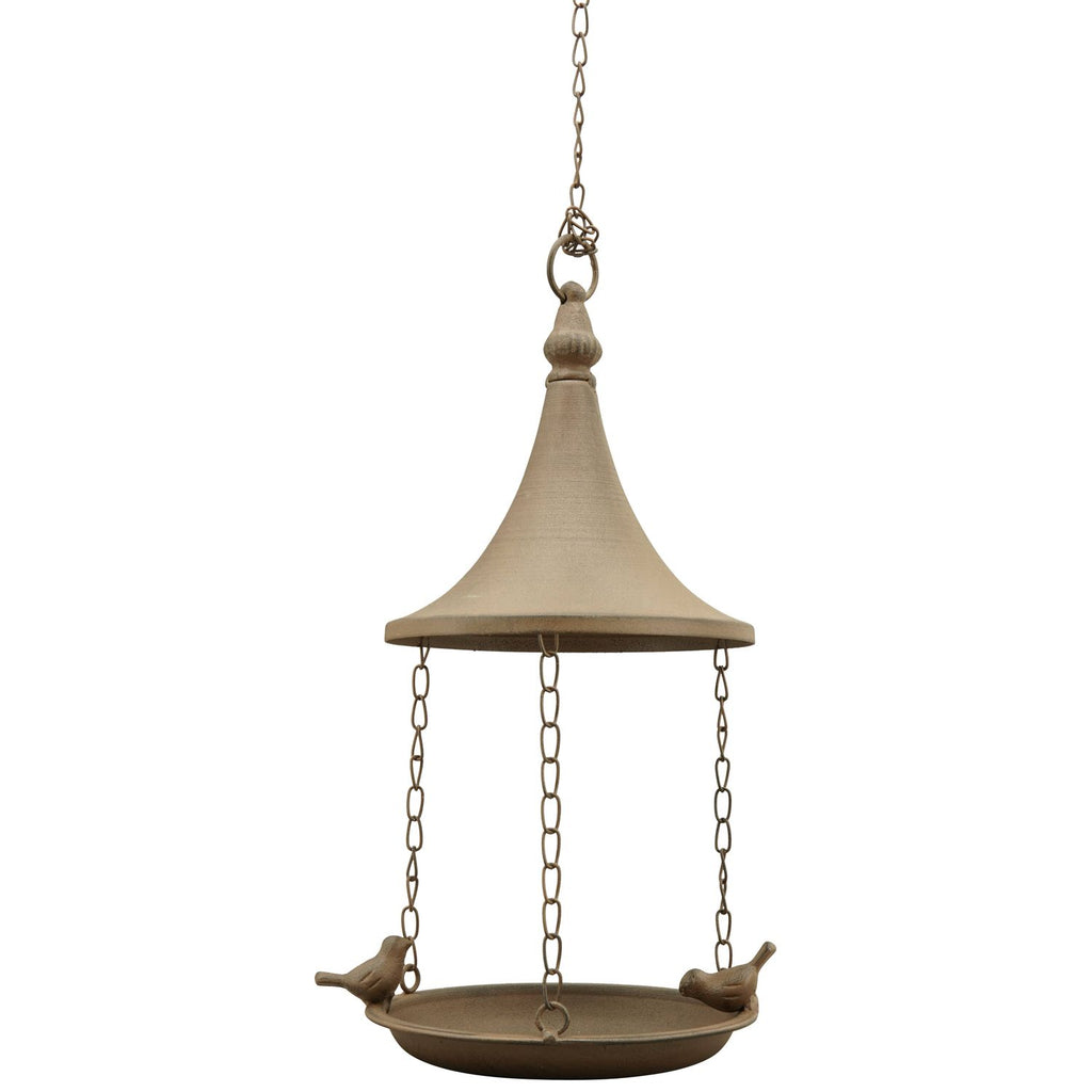 VogelFutterPlatz Tôle - braun - Metall - 19,5x16x66 cm