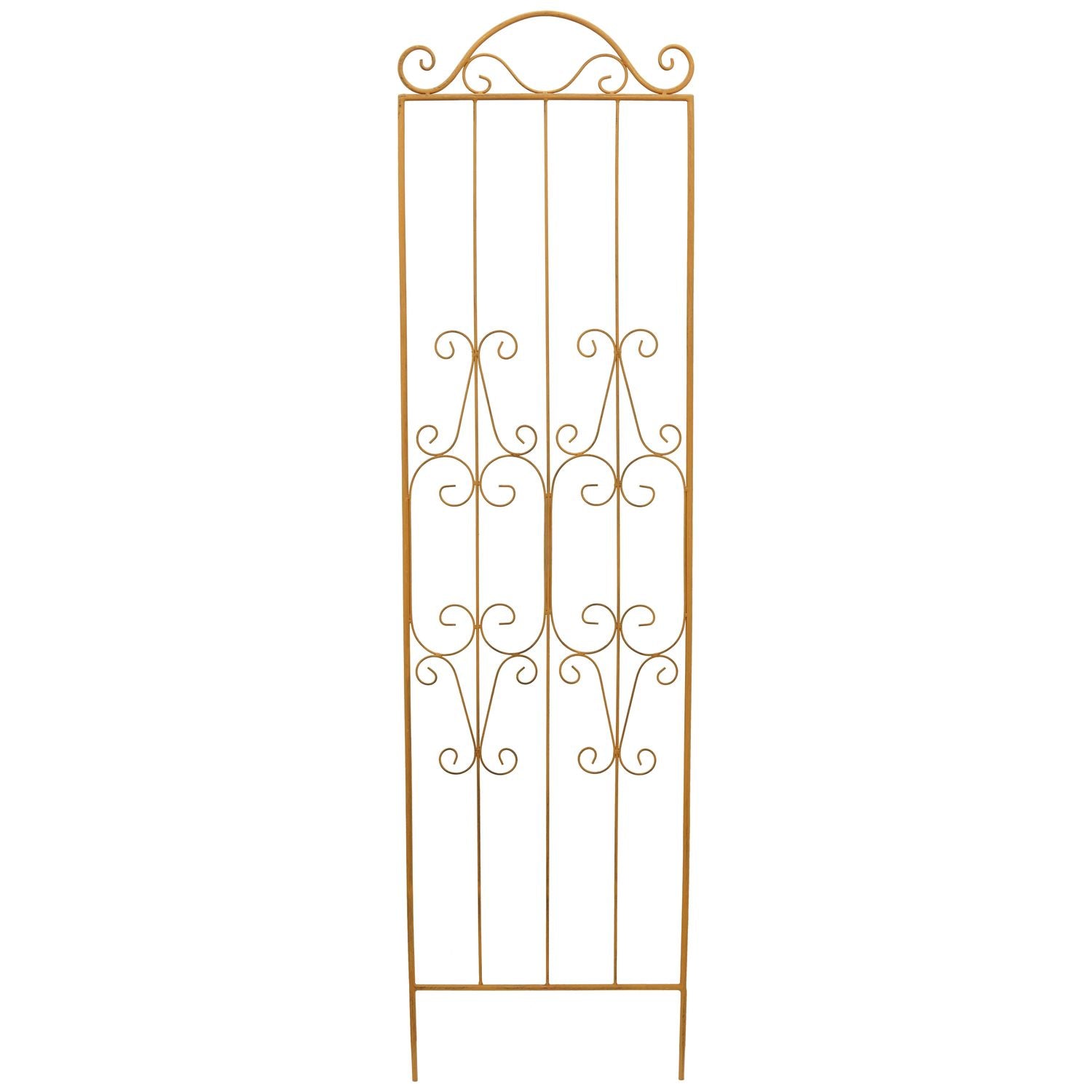 Trellis Tôle - rusty - metal - 37x150 cm