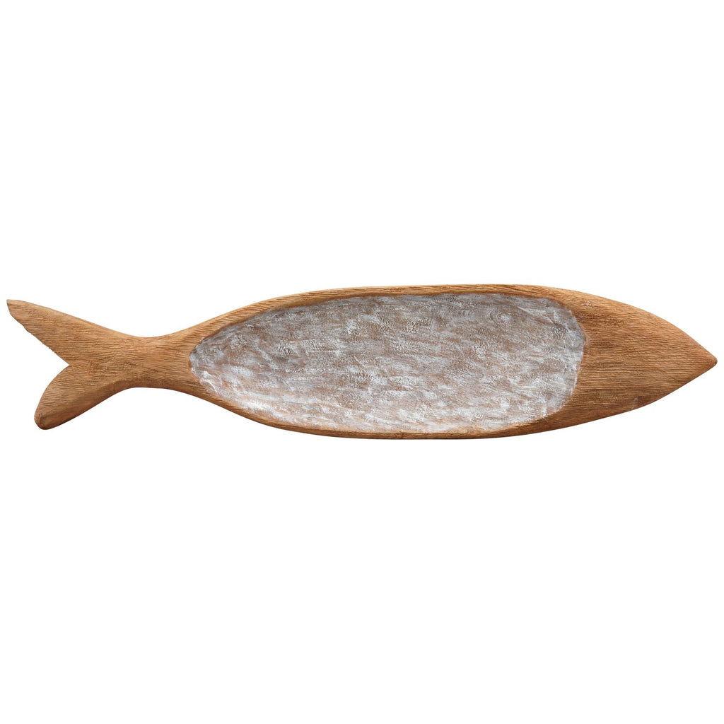 FischTeller Artisanal - Holz - 62x14x5,5 cm