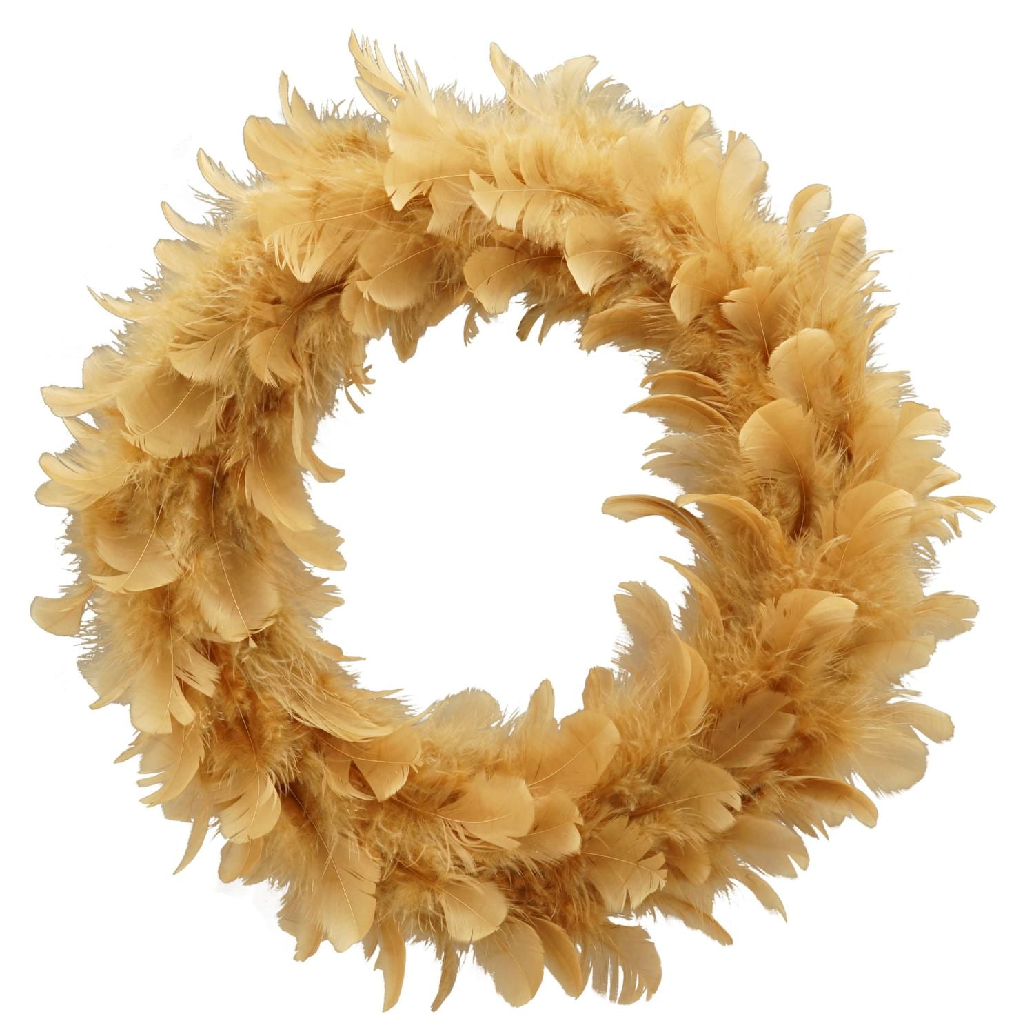Couronne de plumes - Plume - 35 x 35 x 4 cm