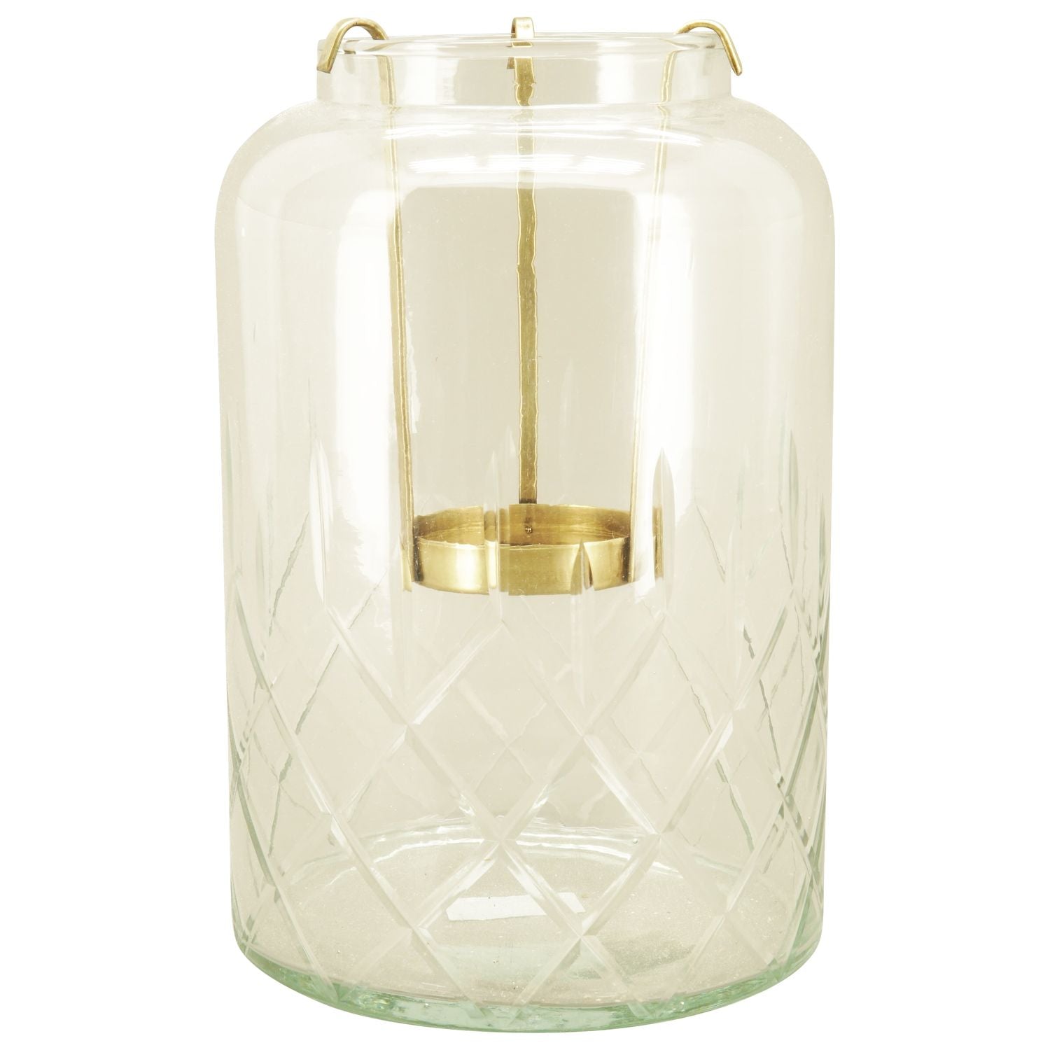 WindLicht SWILL - Glas/Metall - 16x16x25 cm