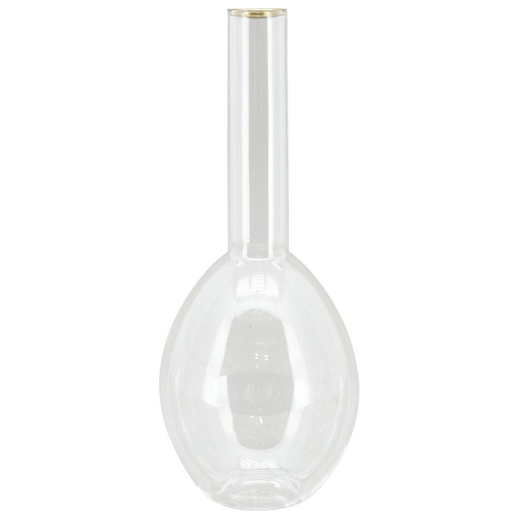 Vase Verrerie - klar - Glas - 12x12x30 cm