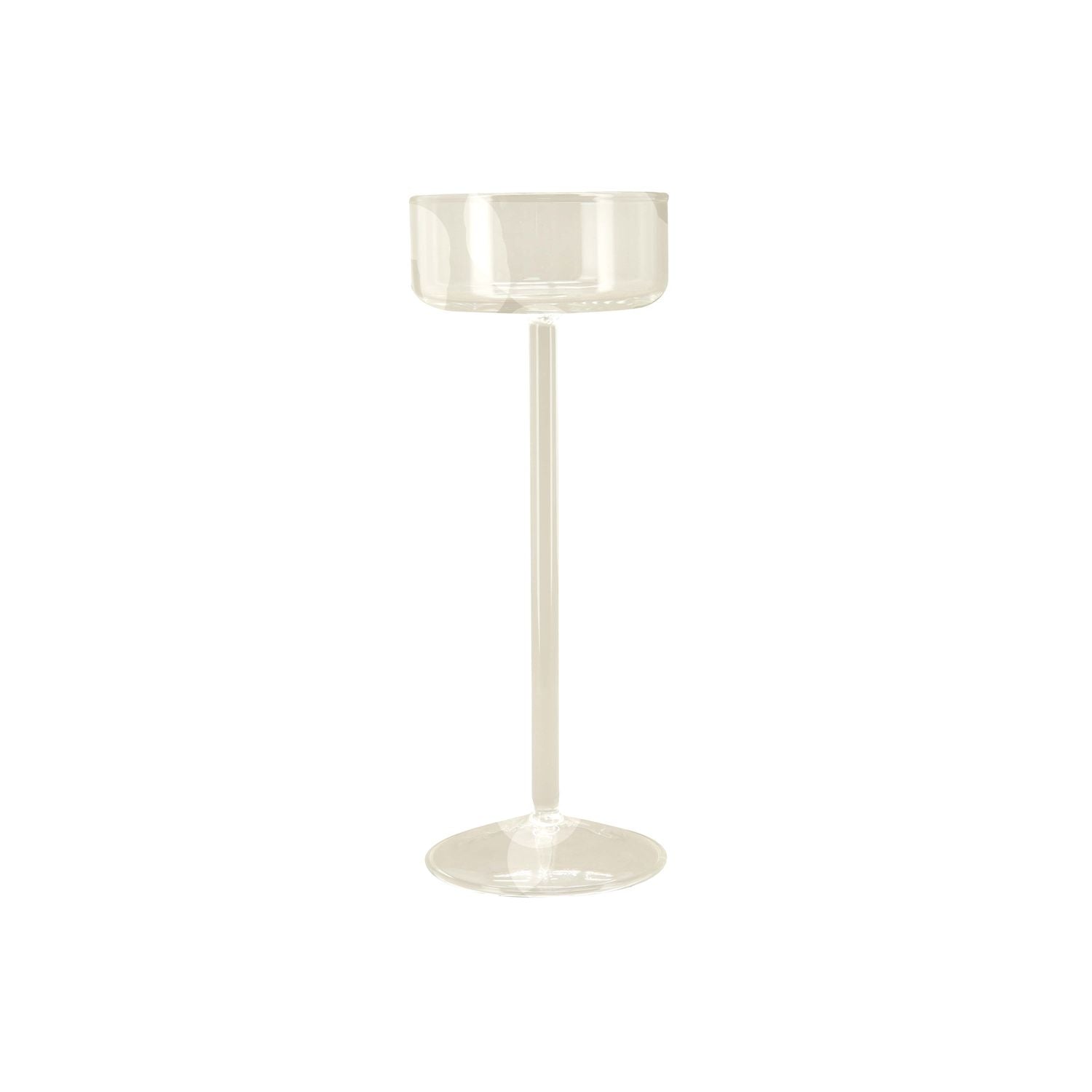 Verrerie bougeoir - verre - 8 x 8 x 21,5 cm