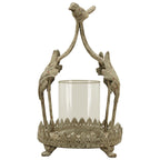 Krone Windlicht ArtFerro - Metall/Glas - 16x14x24 cm