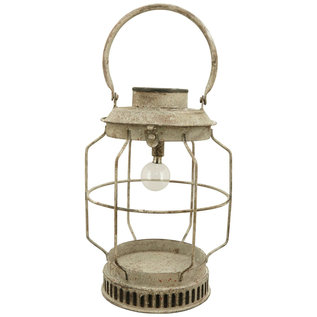 Laterne mit Solar ArtFerro - Metall - 19,5x19,5x29 cm