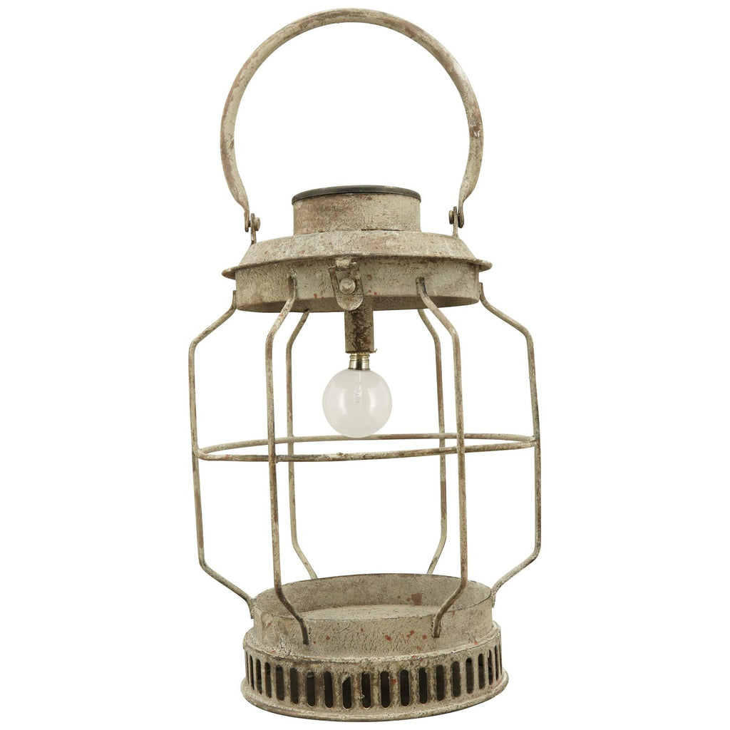 Laterne mit Solar ArtFerro - Metall - 19,5x19,5x29 cm