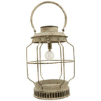 Laterne mit Solar ArtFerro - Metall - 19,5x19,5x29 cm