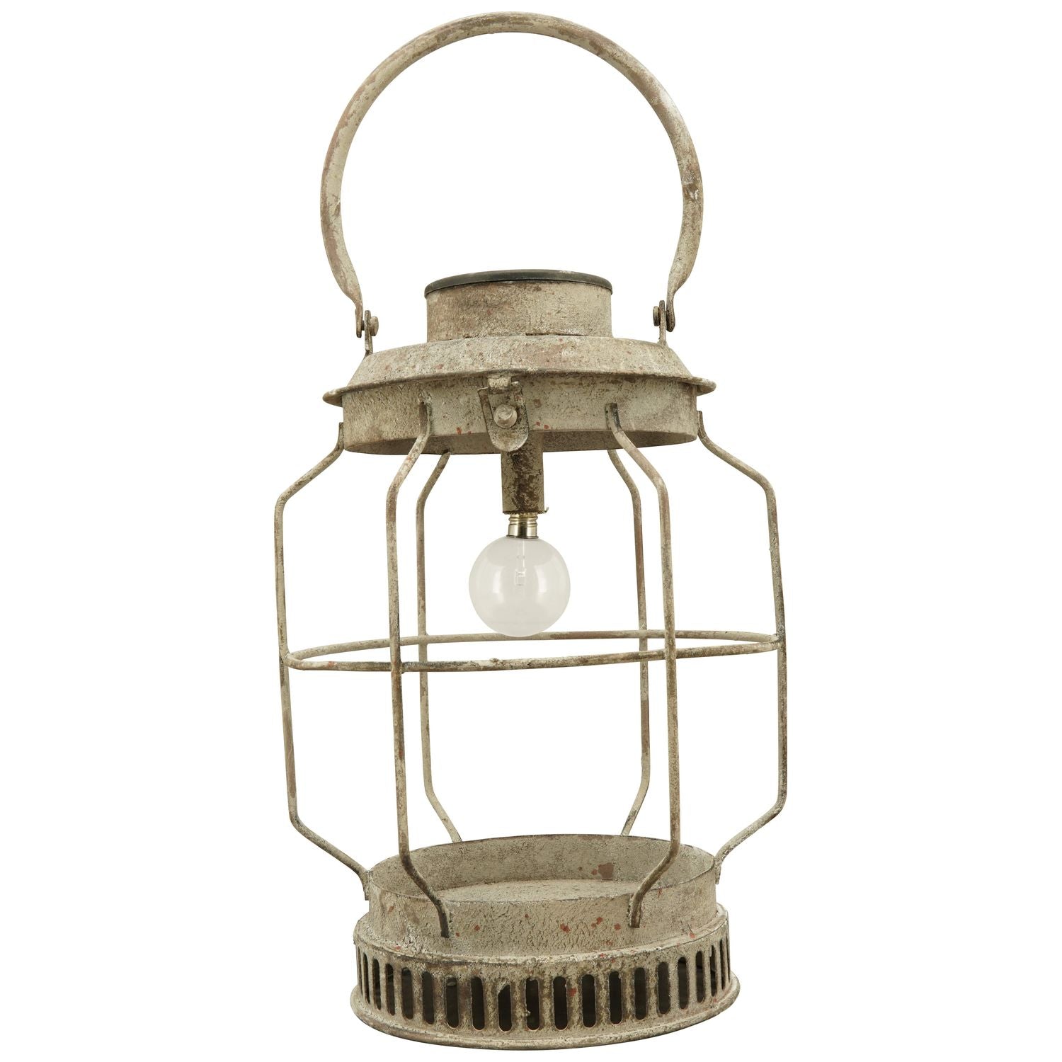 Laterne mit Solar ArtFerro - Metall - 19,5x19,5x29 cm