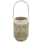 Laterne mit Solar ArtFerro - Metall - 15x15x23 cm