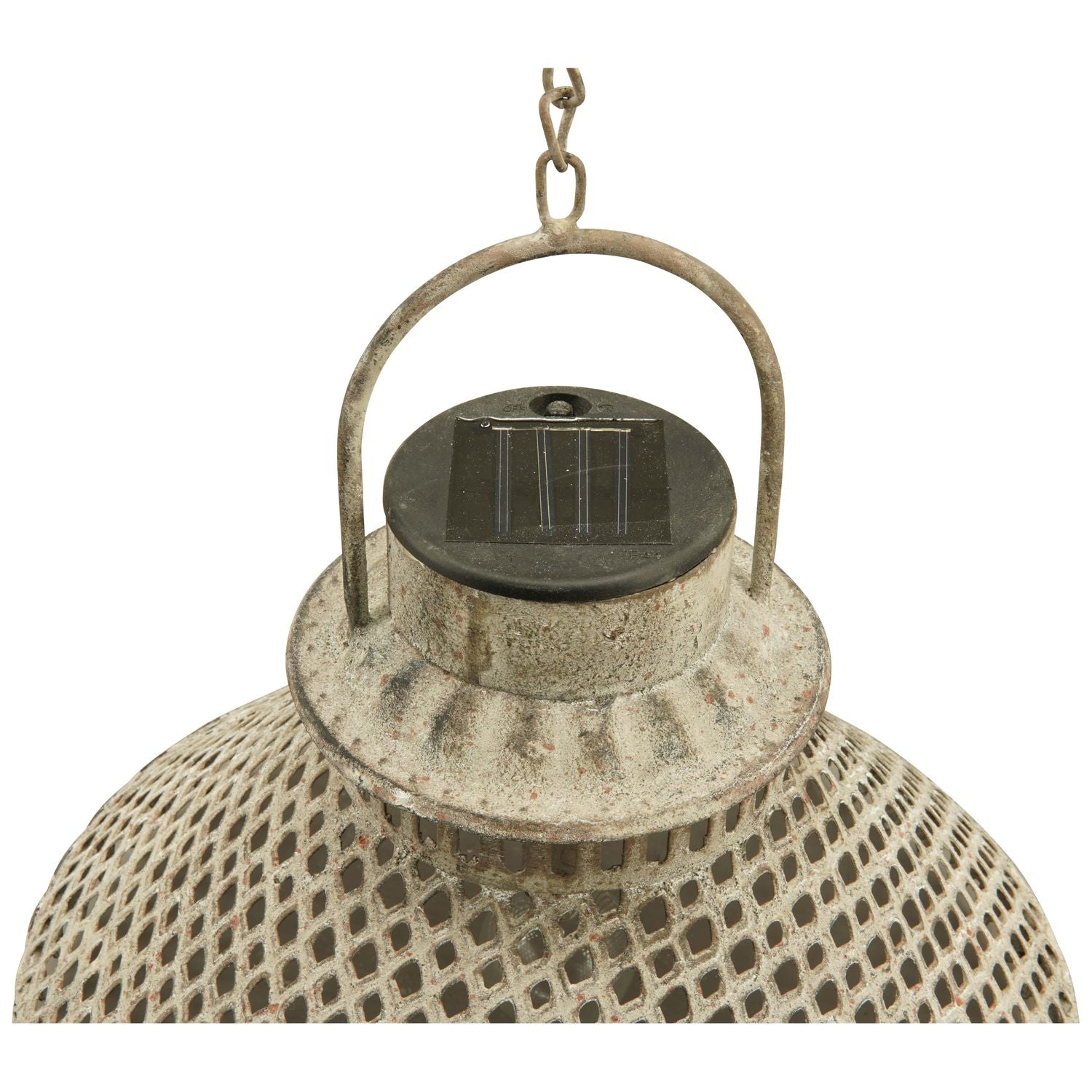 Laterne mit Solar ArtFerro - Metall - 15x15x23 cm