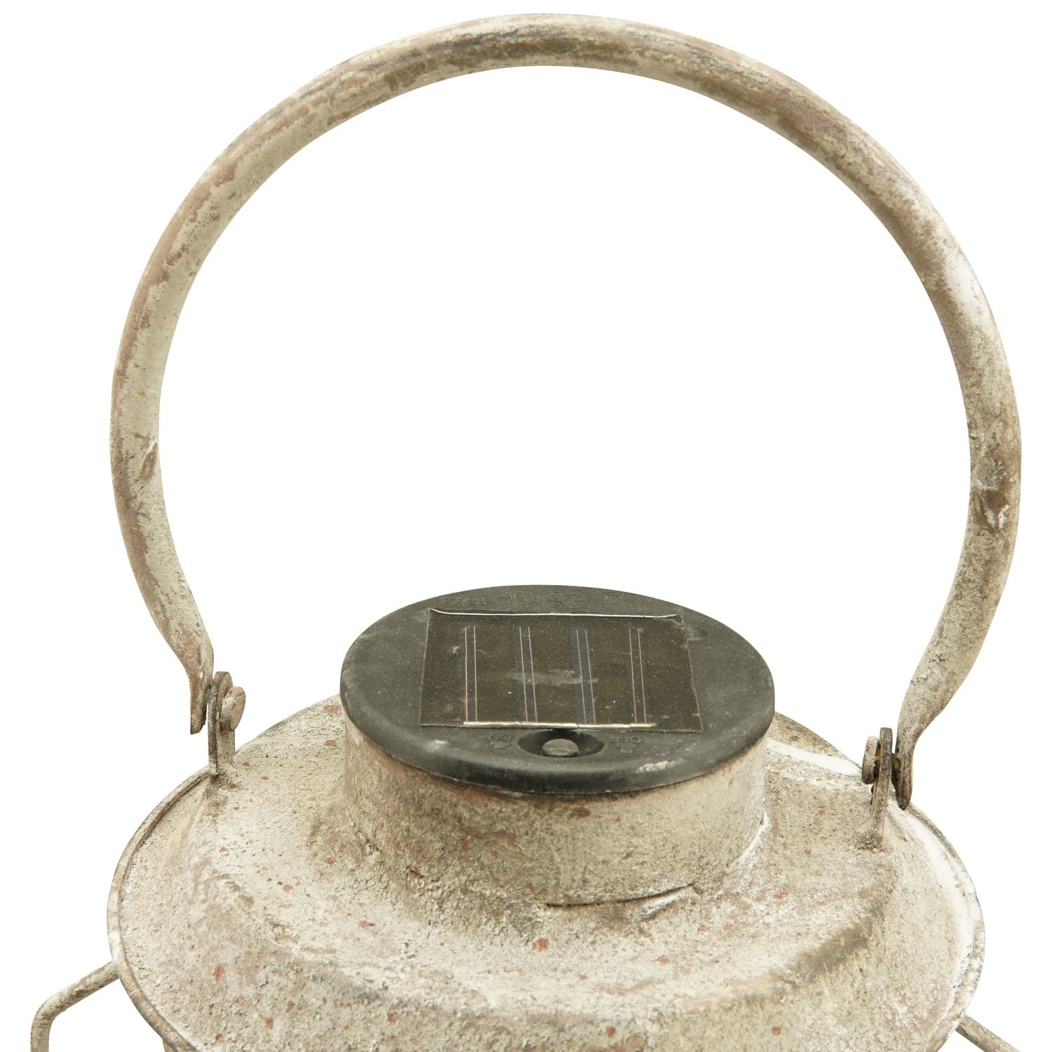 Laterne mit Solar ArtFerro - Metall - 15x15x23 cm