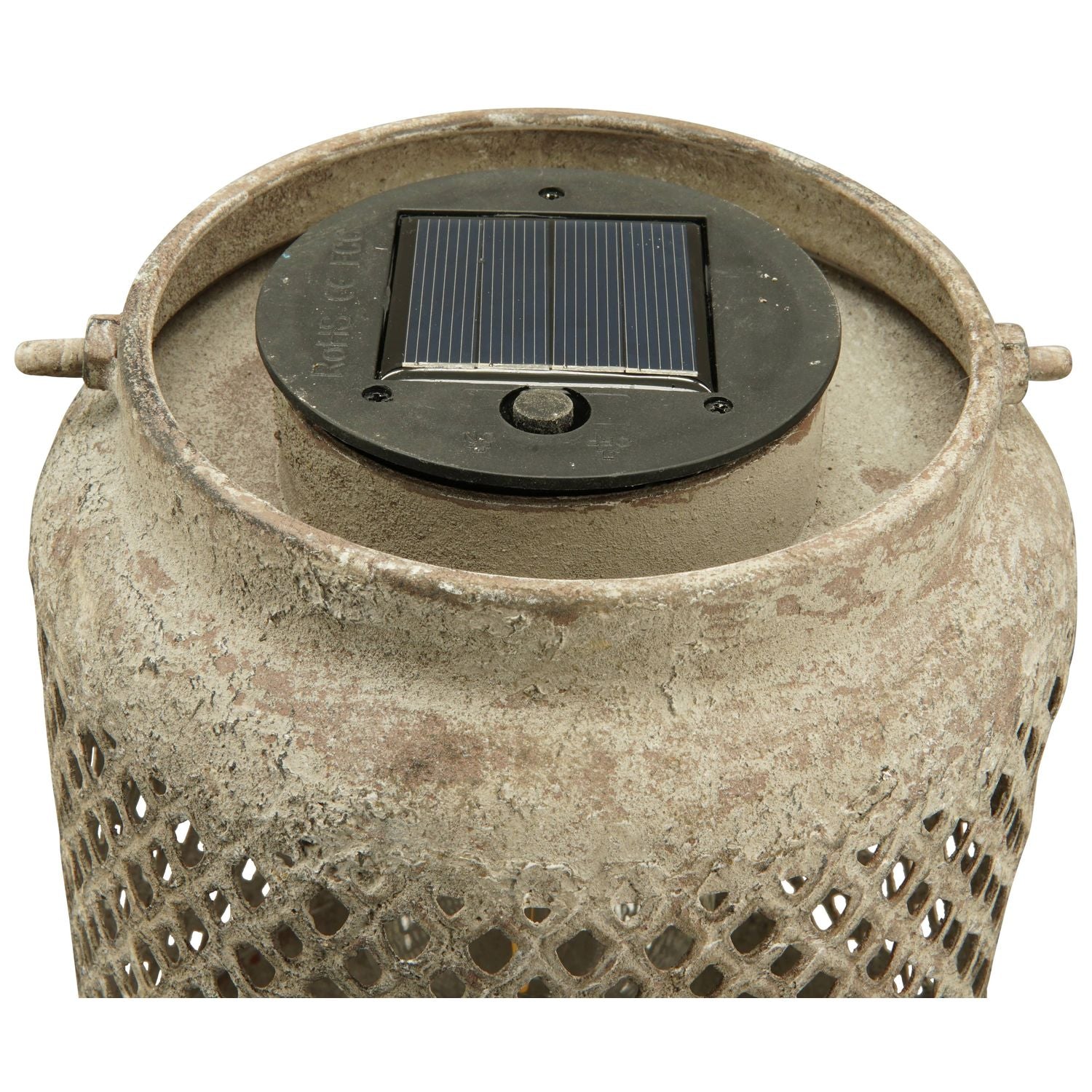 Laterne mit Solar ArtFerro - Metall - 15x15x23 cm