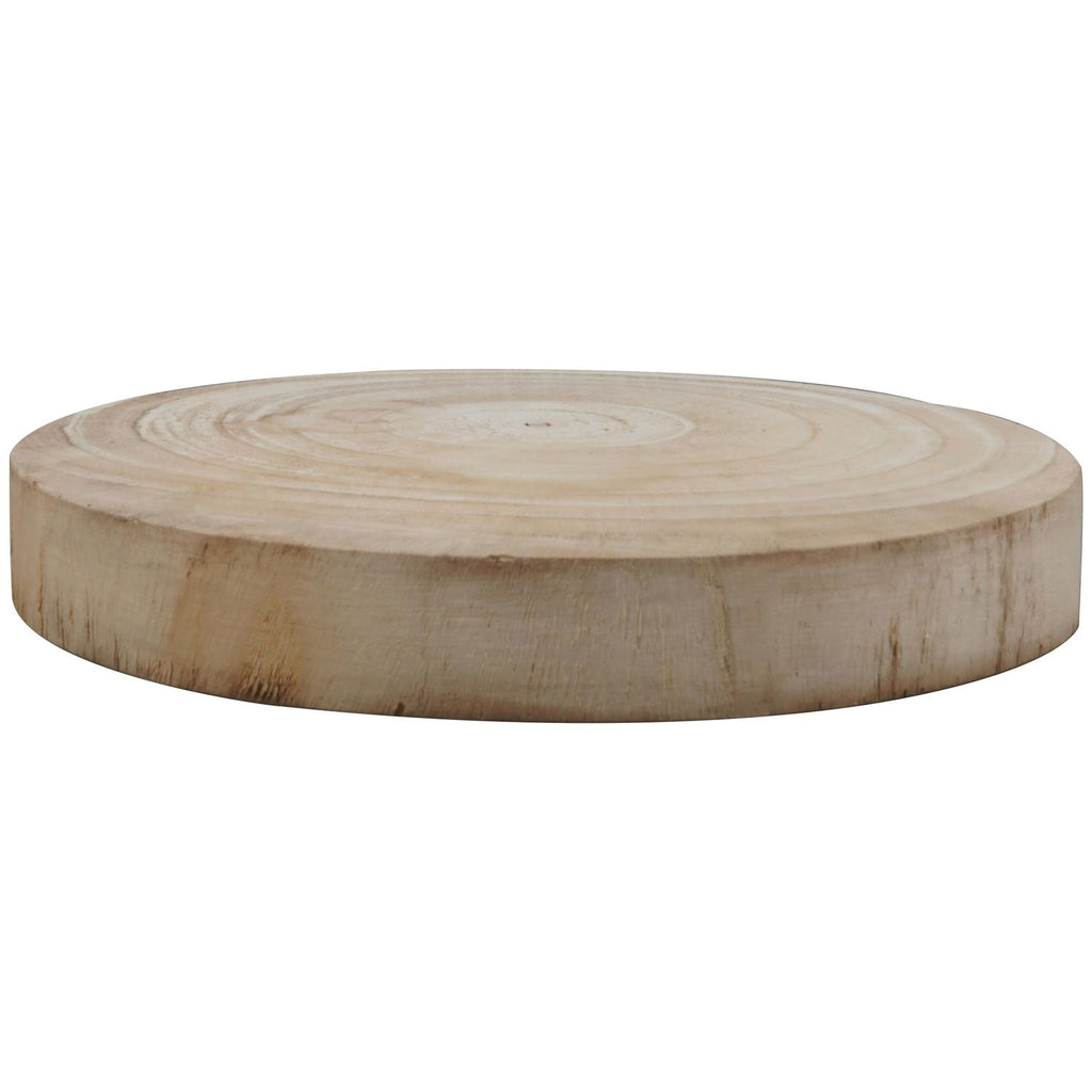 Holz Scheibe TIMBA - natur - Holz - 30x30x4 cm