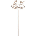 Gartenstab Tôle - rusty - Metall - 57x18,5x0,3 cm