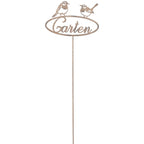 Gartenstab Tôle - rusty - Metall - 57x18,5x0,3 cm