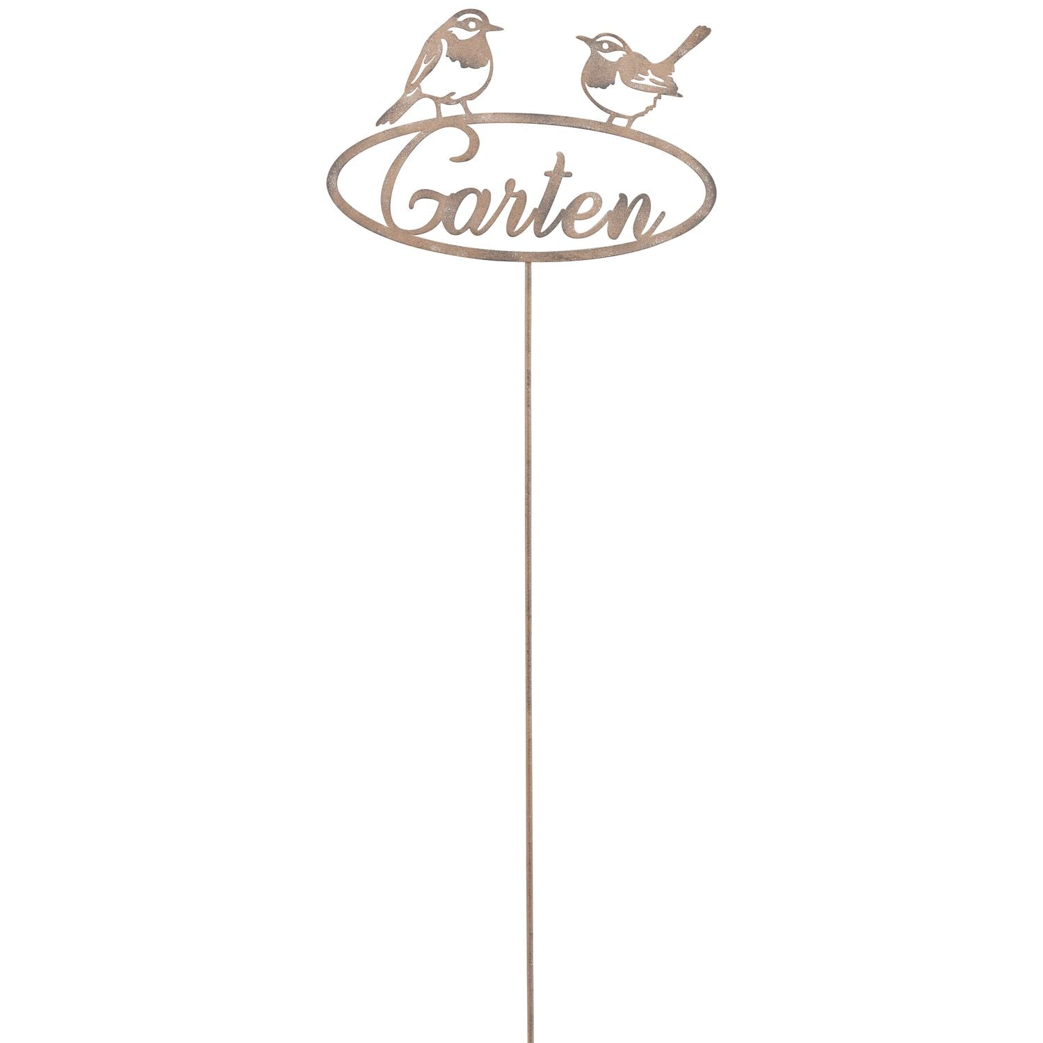 Gartenstab Tôle - rusty - Metall - 57x18,5x0,3 cm