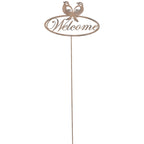 Gartenstab Tôle - rusty - Metall - 57x18,5x0,3 cm