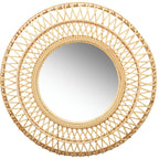 Spiegel ArtFerro - Bamboo/Glas - 60x60x7 cm