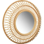 Spiegel ArtFerro - Bamboo/Glas - 60x60x7 cm