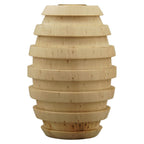 KerzenHalter Dost - natur - Holz - 8,5x8,5x12 cm