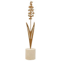 Blume Tôle - metal/wood - 5.8x5.8x34 cm