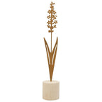 Blume Tôle - metal/wood - 5.8x5.8x34 cm