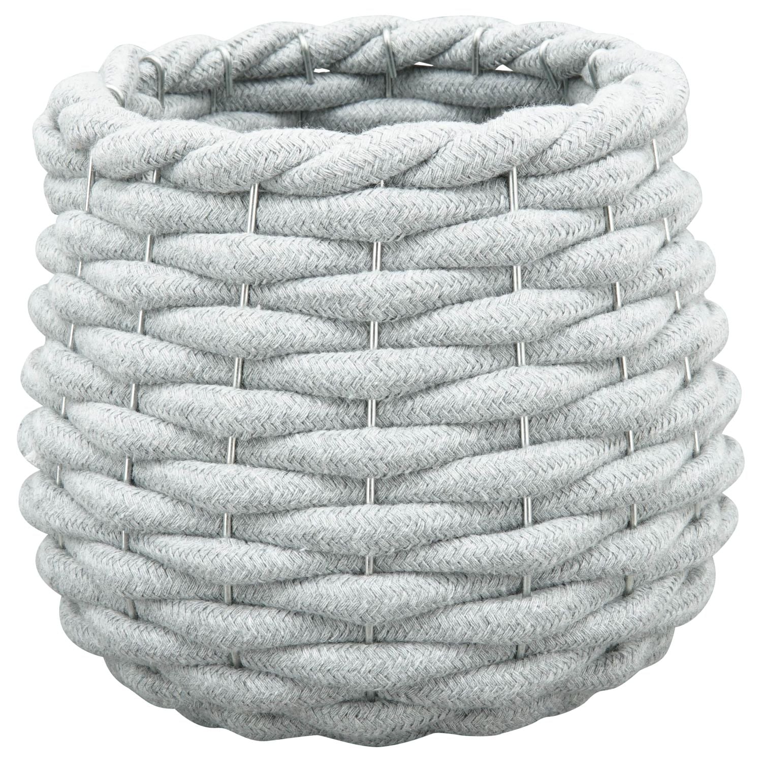 Korb Set/3 SAC - grau - 16x16x16 cm/20x20x20 cm/23x23x23 cm