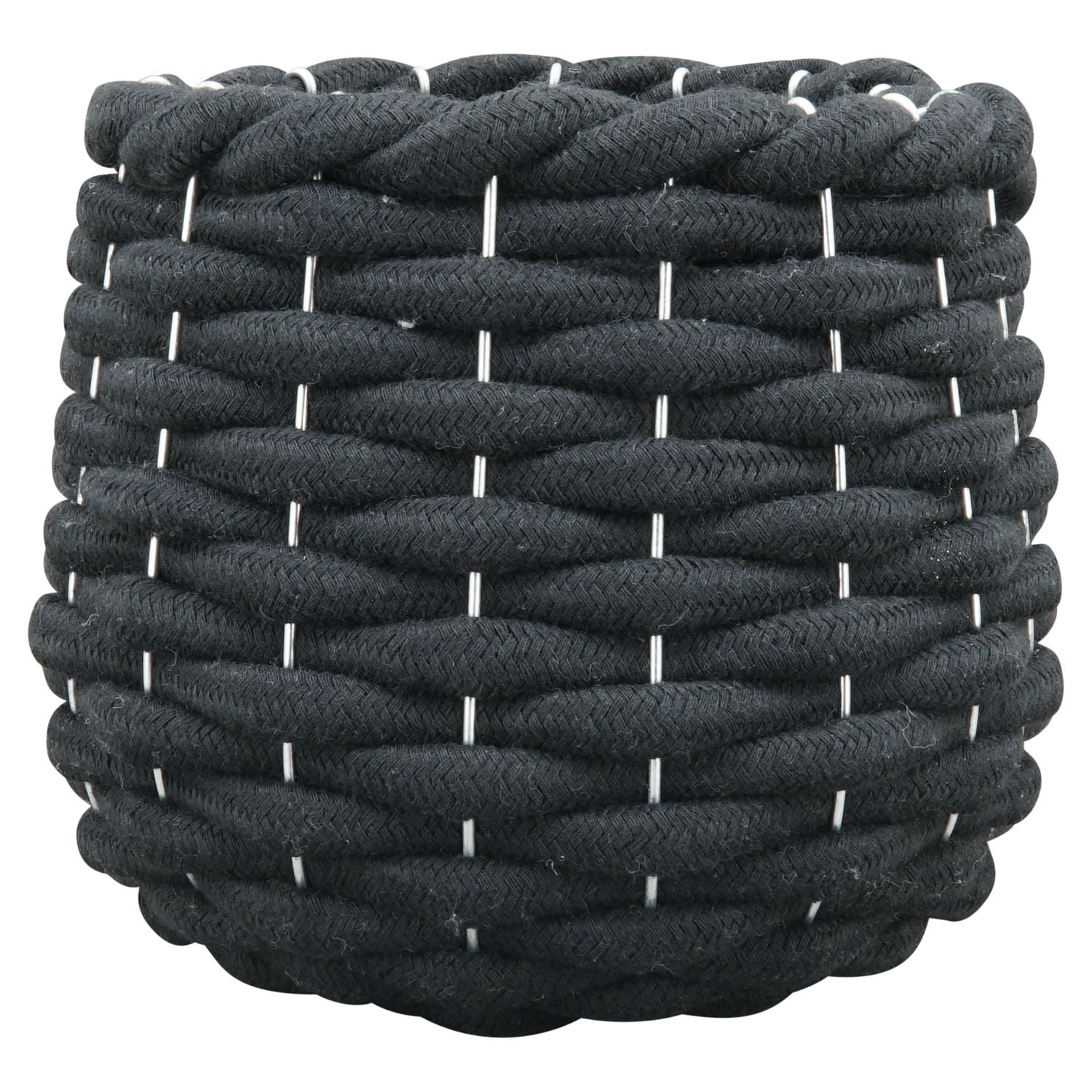 Korb Set/3 SAC - schwarz - 16x16x16 cm/20x20x20 cm/23x23x23 cm