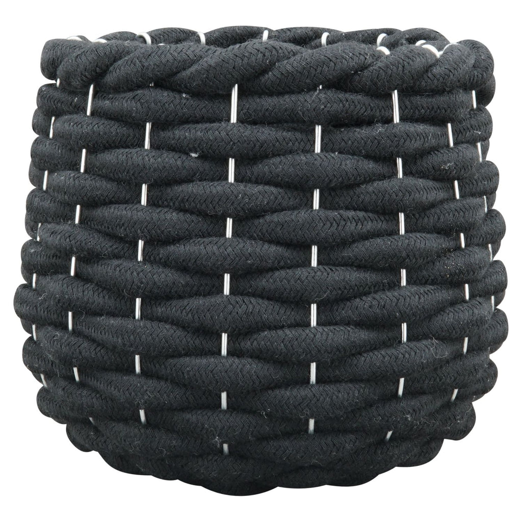 Korb Set/3 SAC - schwarz - 16x16x16 cm/20x20x20 cm/23x23x23 cm