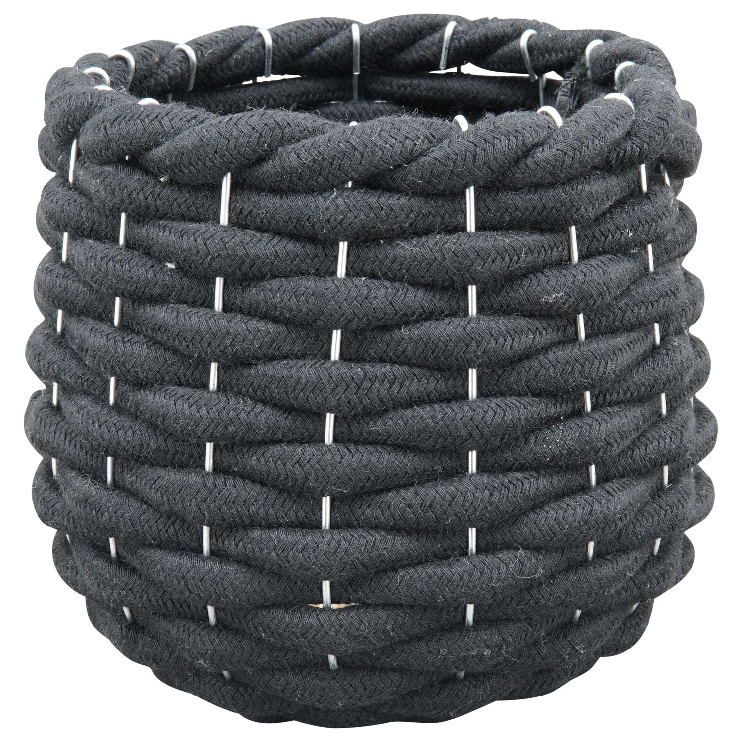 Korb Set/3 SAC - schwarz - 16x16x16 cm/20x20x20 cm/23x23x23 cm