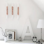 3er-Set Infinity-Bloom Tube - weiß/rosé - 40x6,5 cm