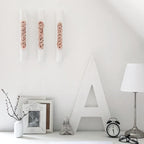 3er-Set Infinity-Bloom Tube - weiß/rosé - 40x6,5 cm