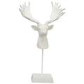 RentierKopf Lilian - weiß - Polyresin - 22x15,5x38 cm
