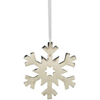 SchneeFlockenHänger Puri - silber - Alu - 10x10x0,5 cm