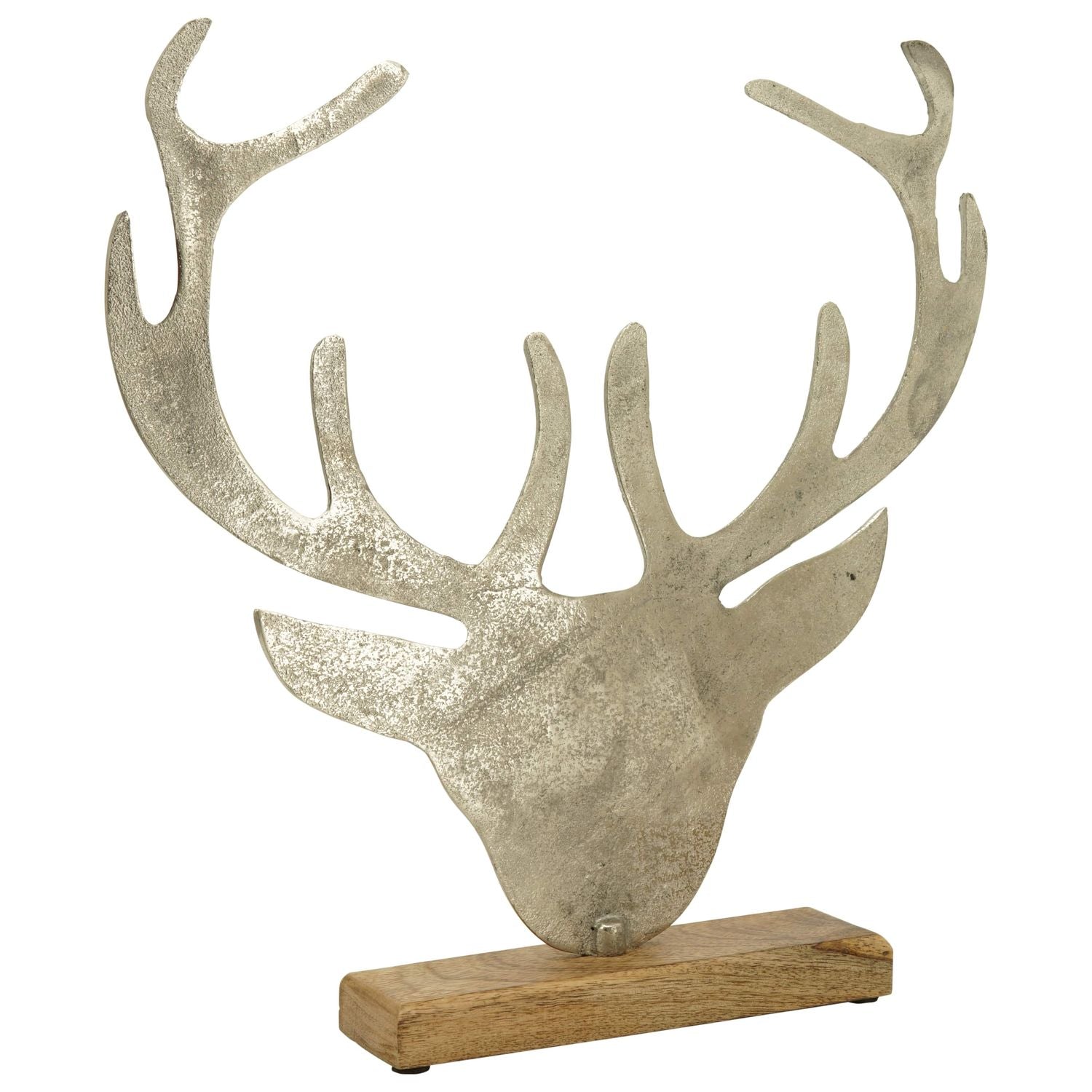 Puri de renne - Bois/Aluminium - 42 x 36 x 7 cm