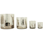 Windlight Vitrifié - Verre - 15x15x15 cm